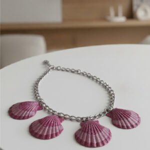 Purple Gradient Shell Necklace