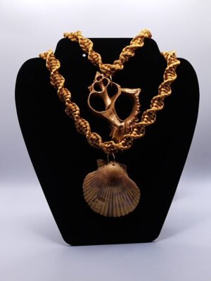 Gold Layered Shell Necklace